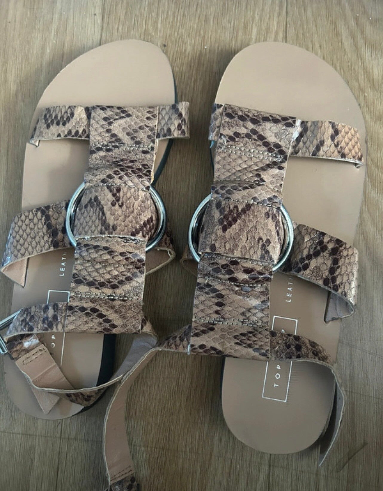 Sandales femme imprimé