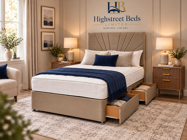 Moonlight Divan Drawer Bed and Mattress