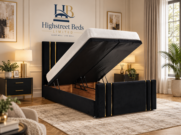 Bella Lift-Up Divan Bed and Mattress