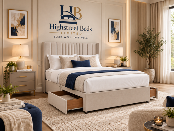 Prime Divan Drawer Bed and Mattress