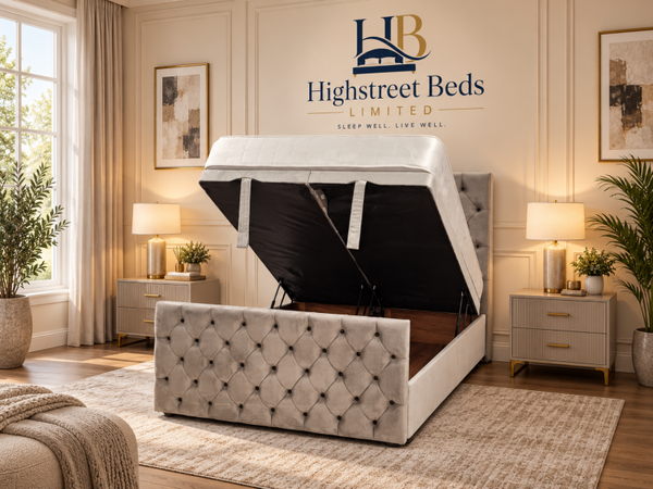 SD Lift-Up Divan Bed and Mattress