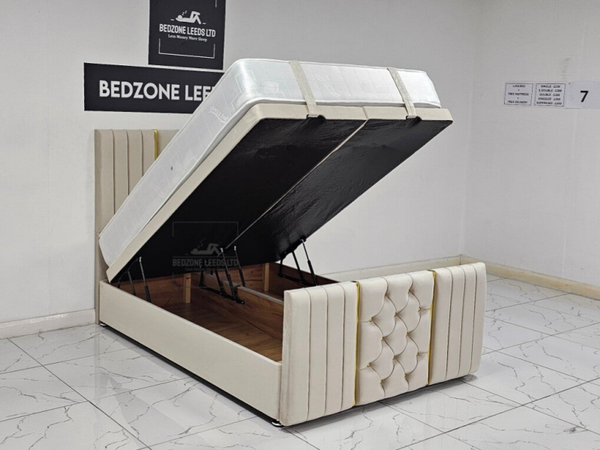 Diana Lift-Up Divan Bed and Mattress