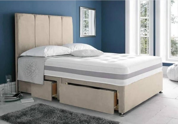 Cardiff Divan Drawer Bed and Mattress