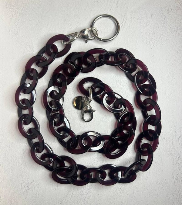 Frank & Lucie Acetate Koordje - Deep Transparent Purple