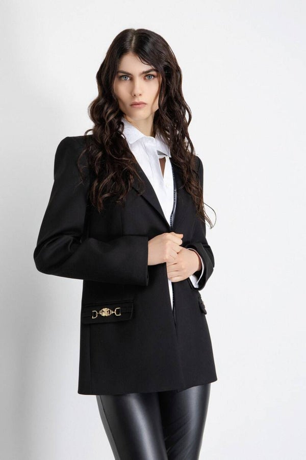 Gaëlle Paris Giacca Monopetto Nera