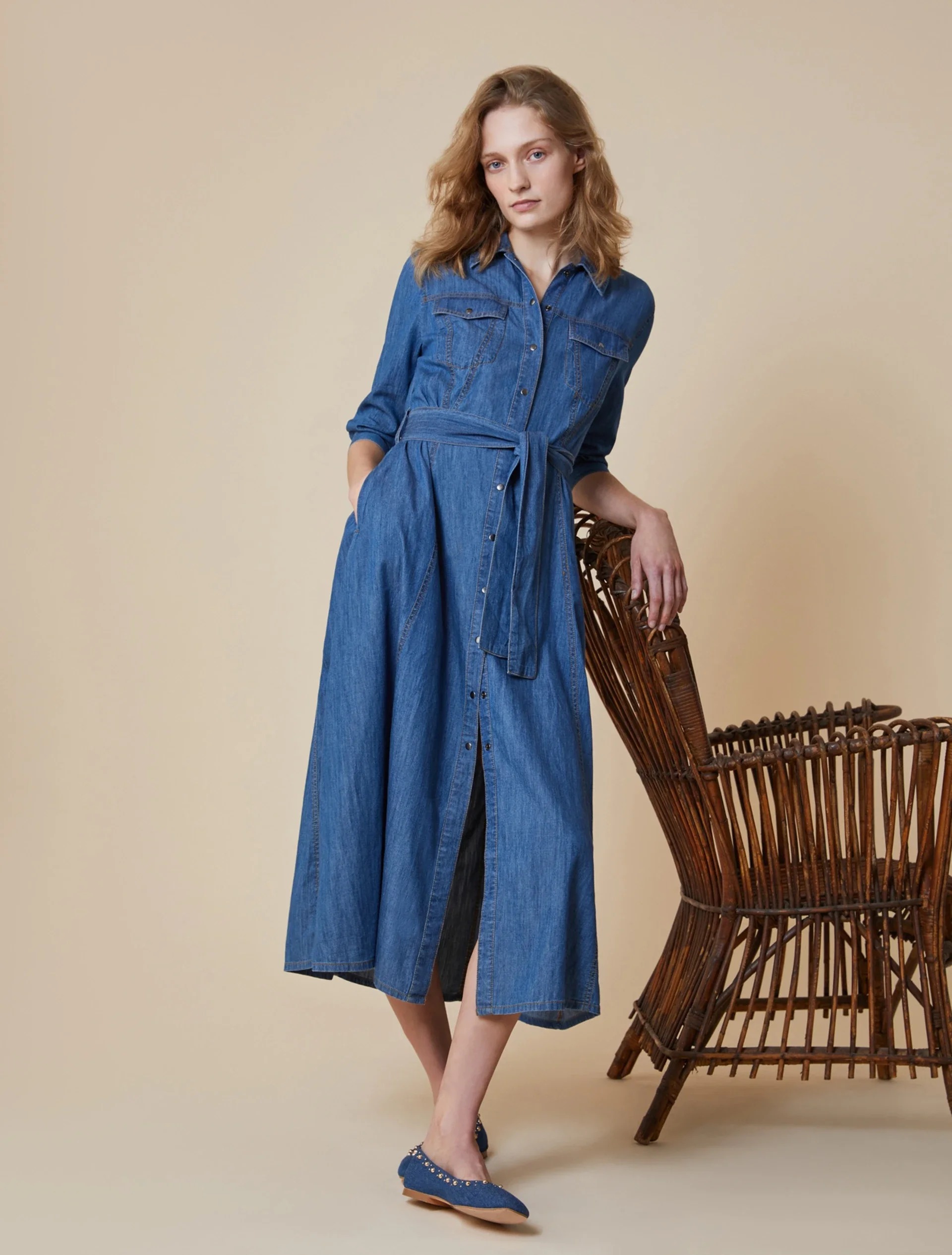 Pennyblack Chemisier in denim leggero