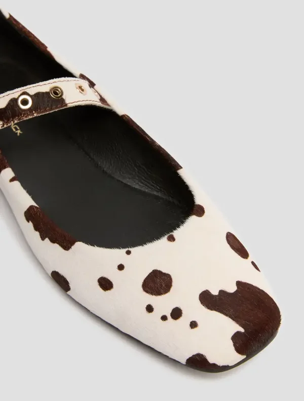 Pennyblack Ballerine in Cavallino Stampa Mucca