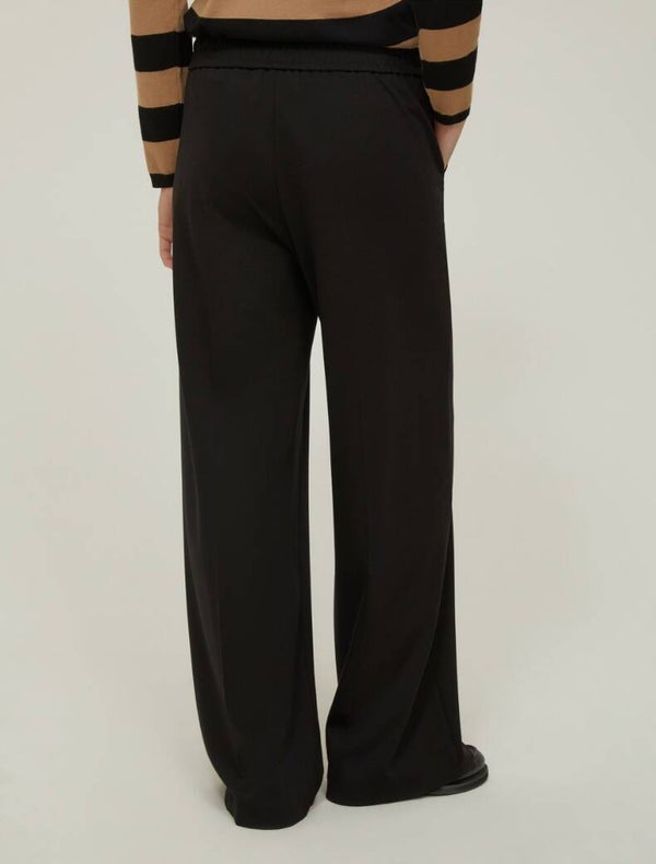 Pennyblack Pantaloni Ampi in Jersey Nero