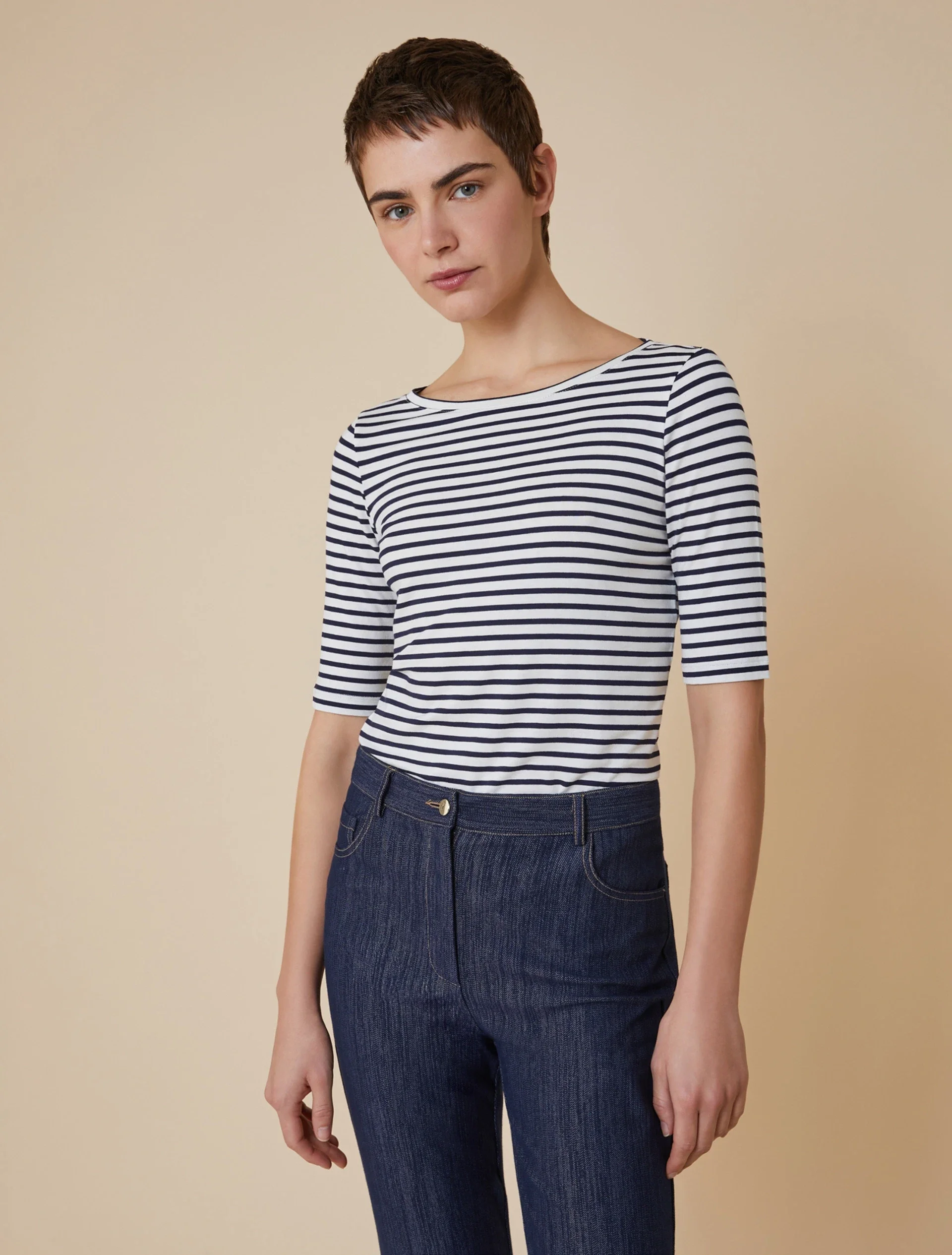 Pennyblack T-shirt con scollo a barchetta