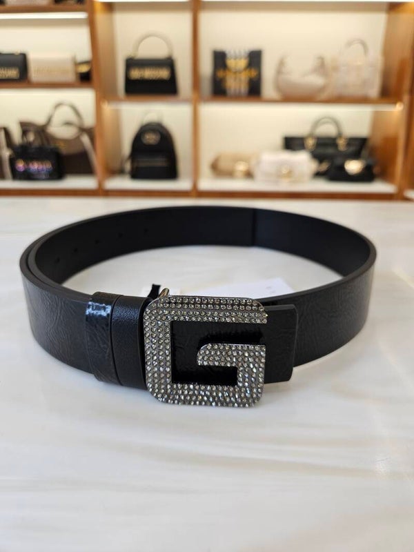 Gaëlle Paris Cintura Nera Effetto Craquelé