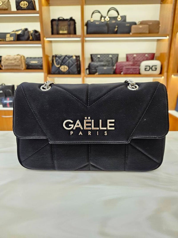 Gaëlle Paris Borsa Grande Nera con Pattina