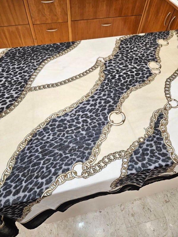 Liu Jo Foulard Fantasia Catene Grigia