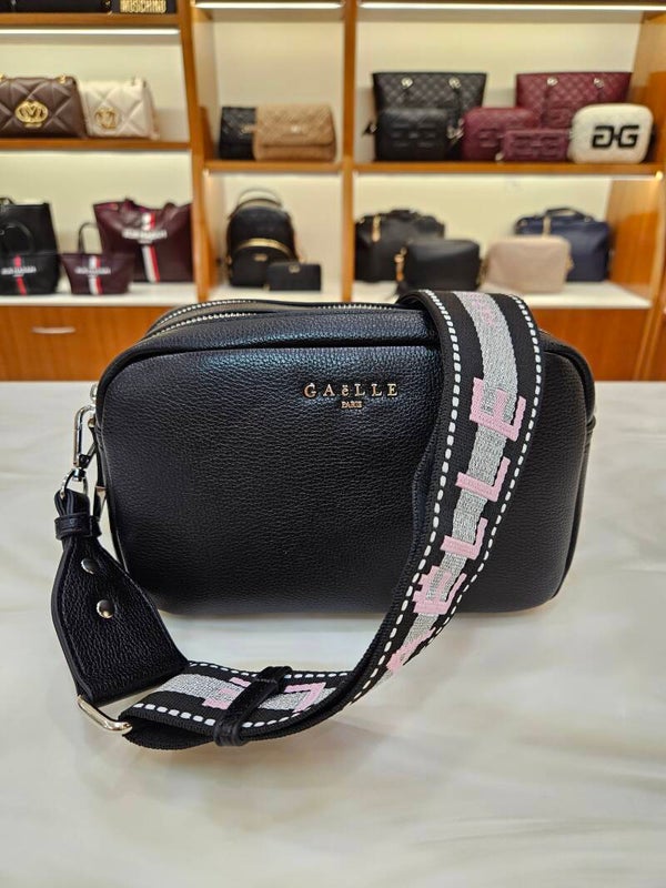 Gaëlle Paris Borsa con Doppio Scomparto Nera