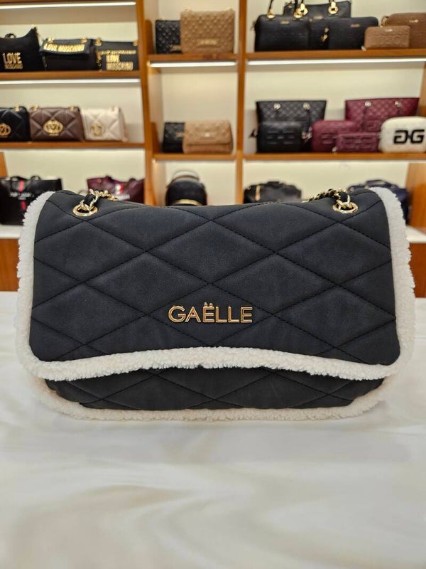 Gaëlle Paris Borsa Grande in Ecomontone Nero