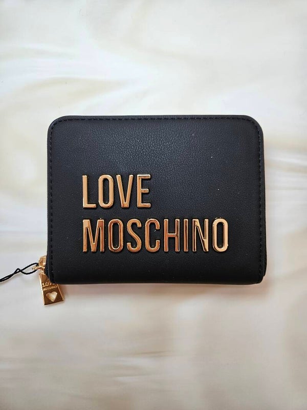Love Moschino Portafoglio Piccolo Gommato Nero