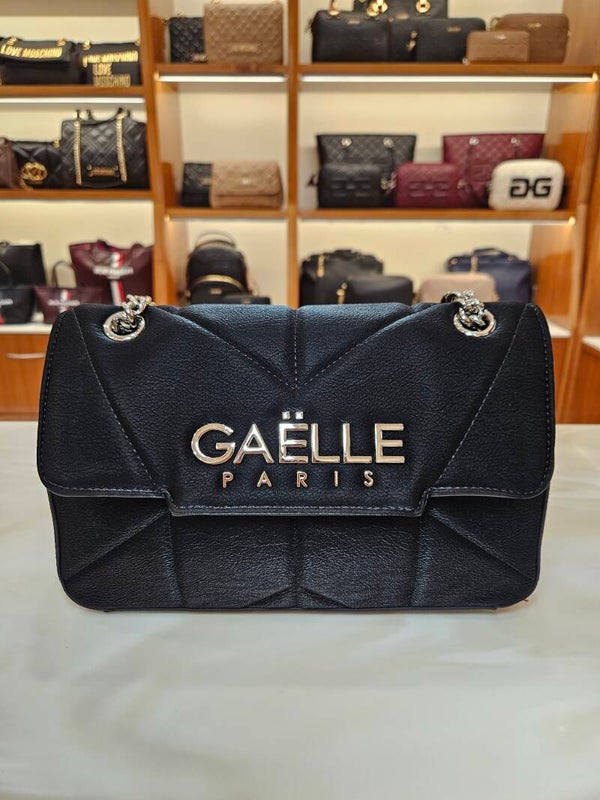 Gaëlle Paris Borsa Media Nera con Pattina