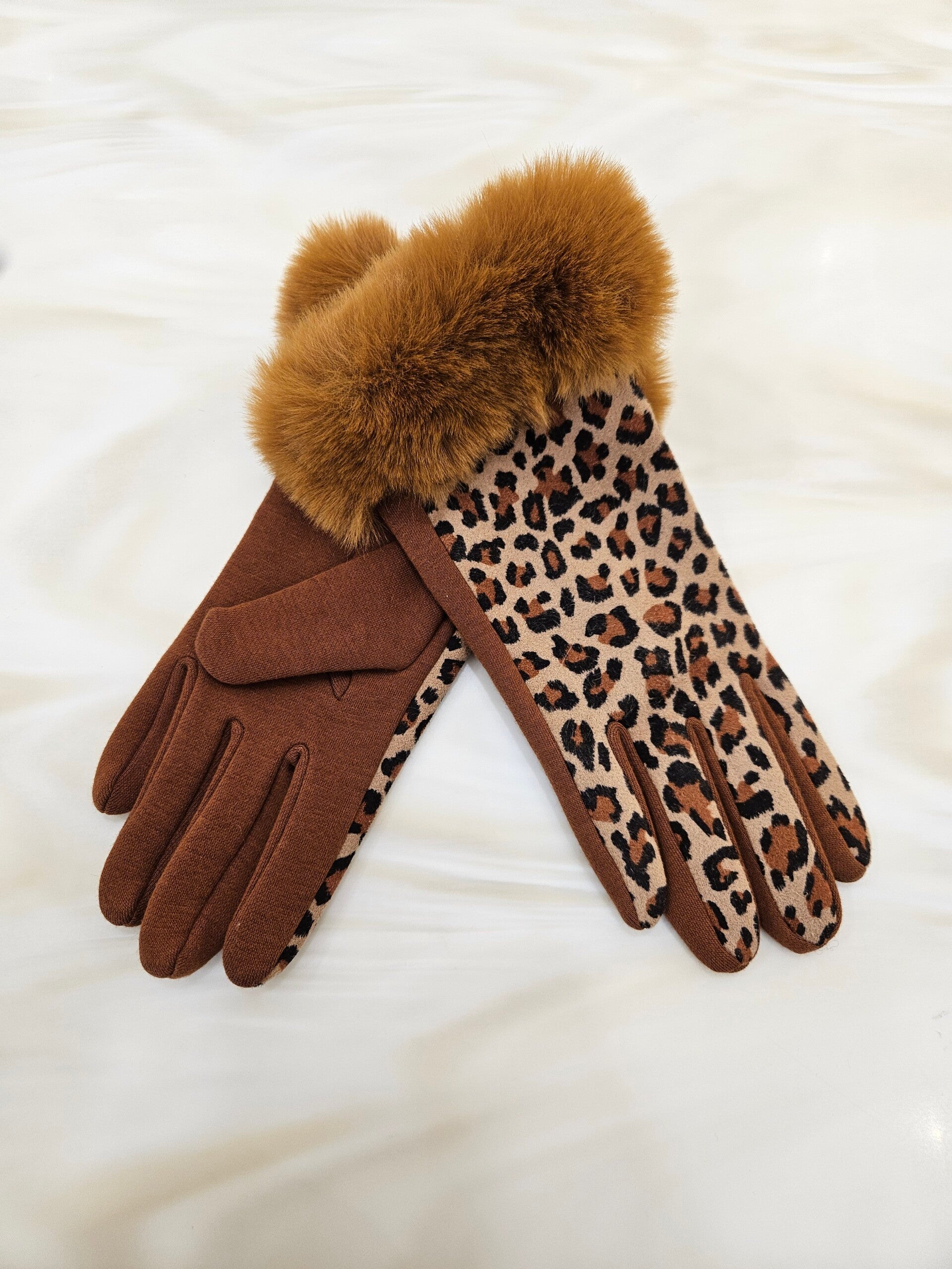 Liu Jo Guanti Animalier Maculati