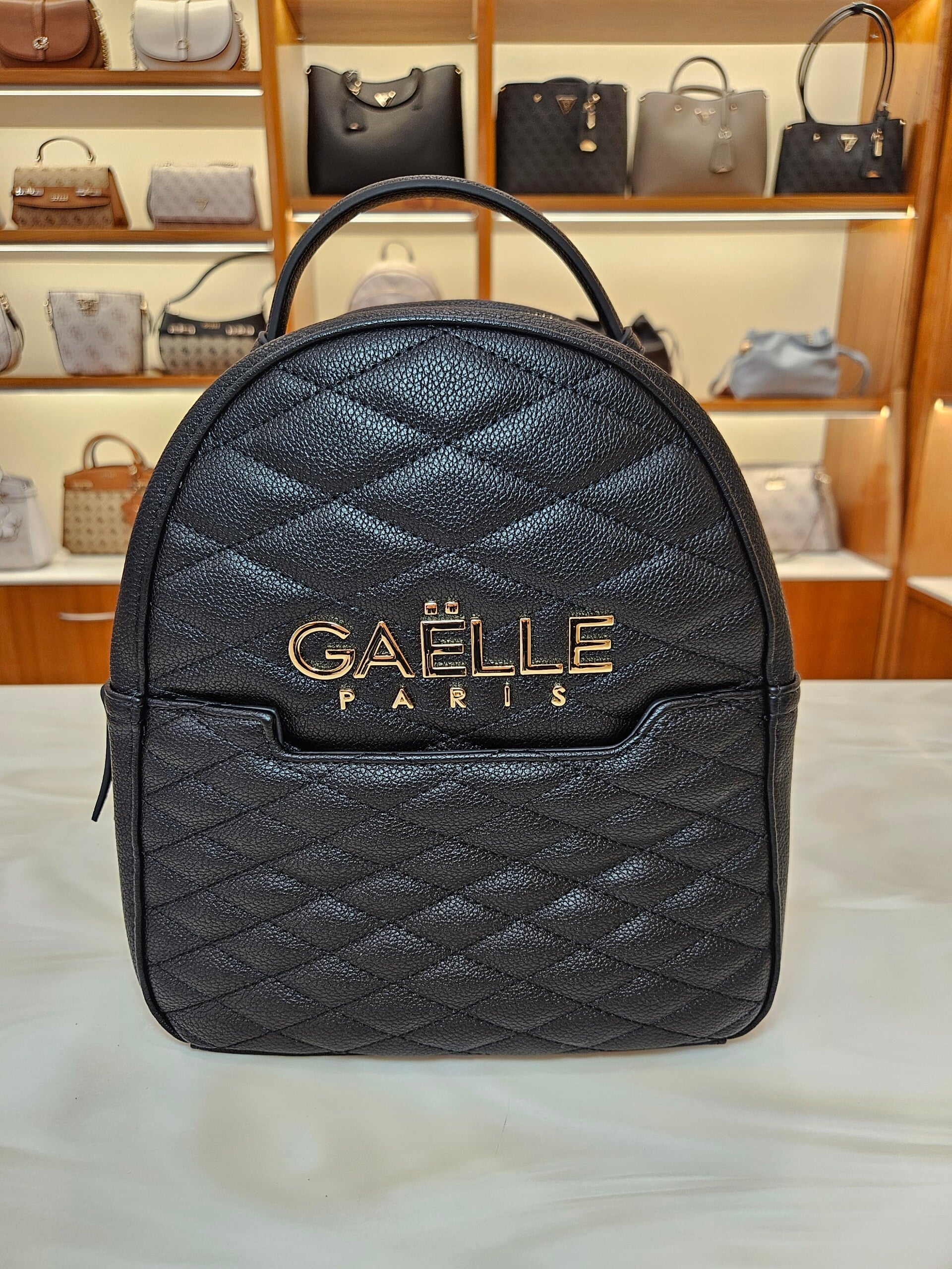 Gaelle Paris Zaino Trapuntato Nero