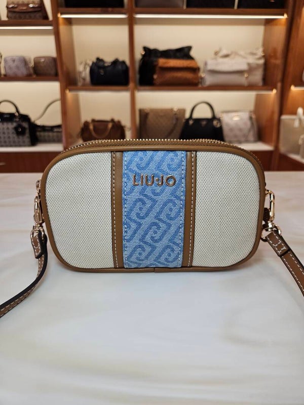 Liu Jo Tracollina Naturale con Inserto Jeans