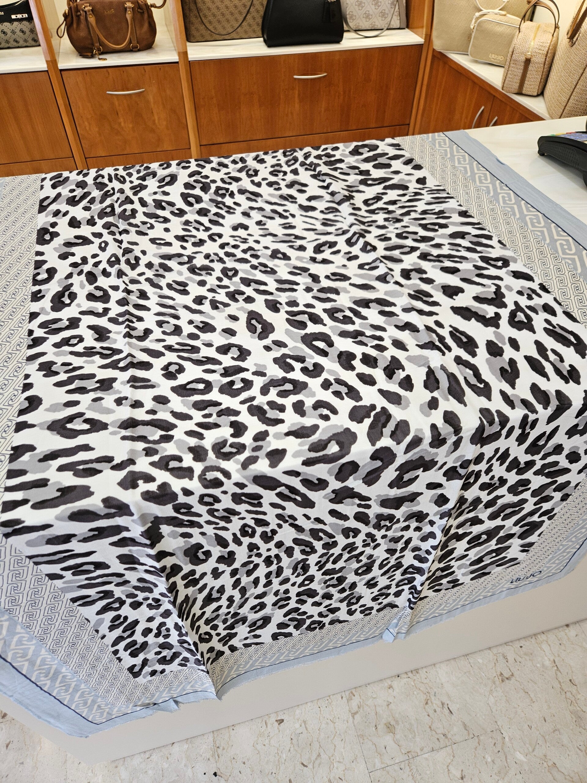 Liu Jo Foulard Animalier/Azzurro