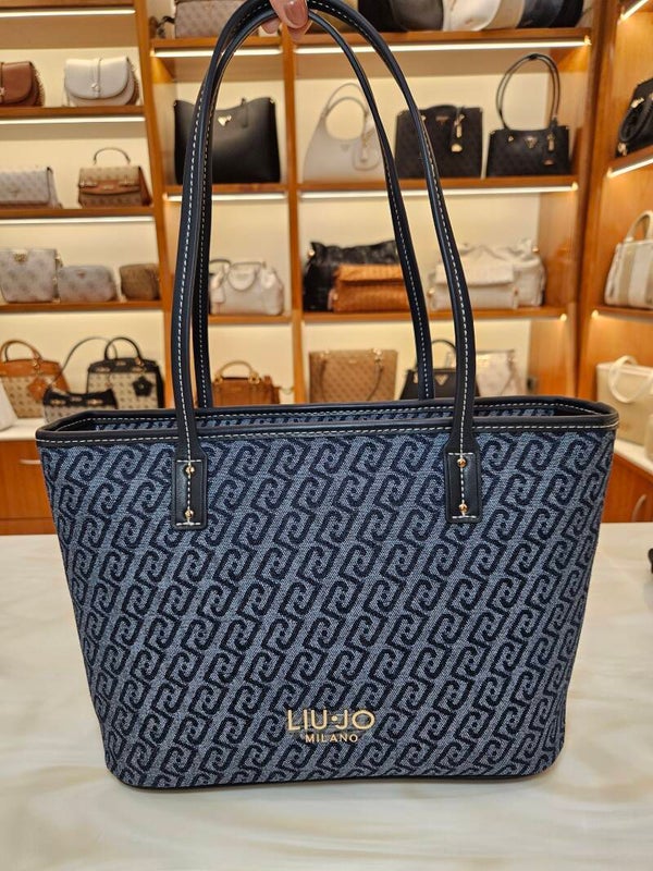 Liu Jo Shopper in Denim Jacquard