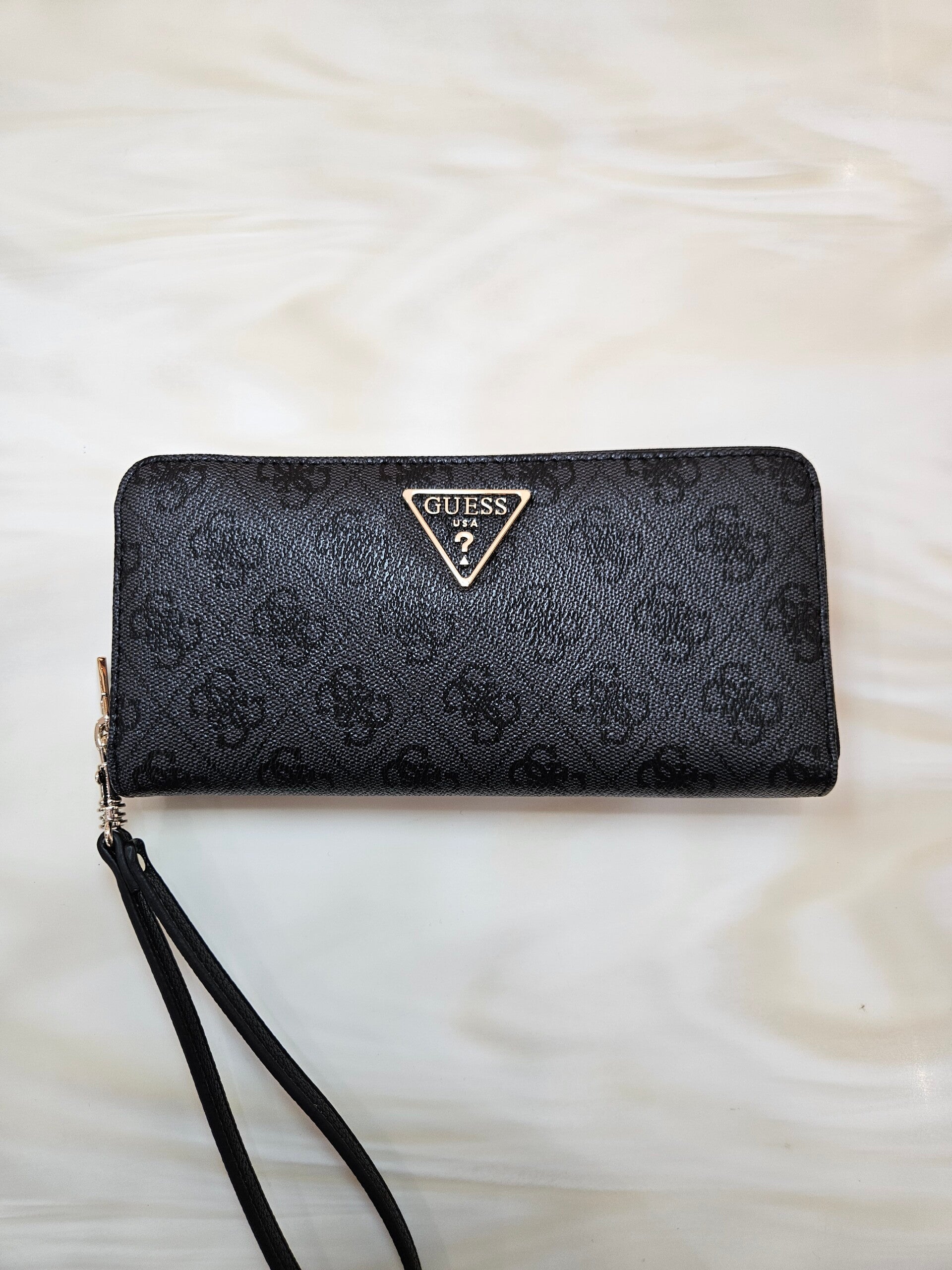 Guess Portafoglio Grande Monogram Grigio