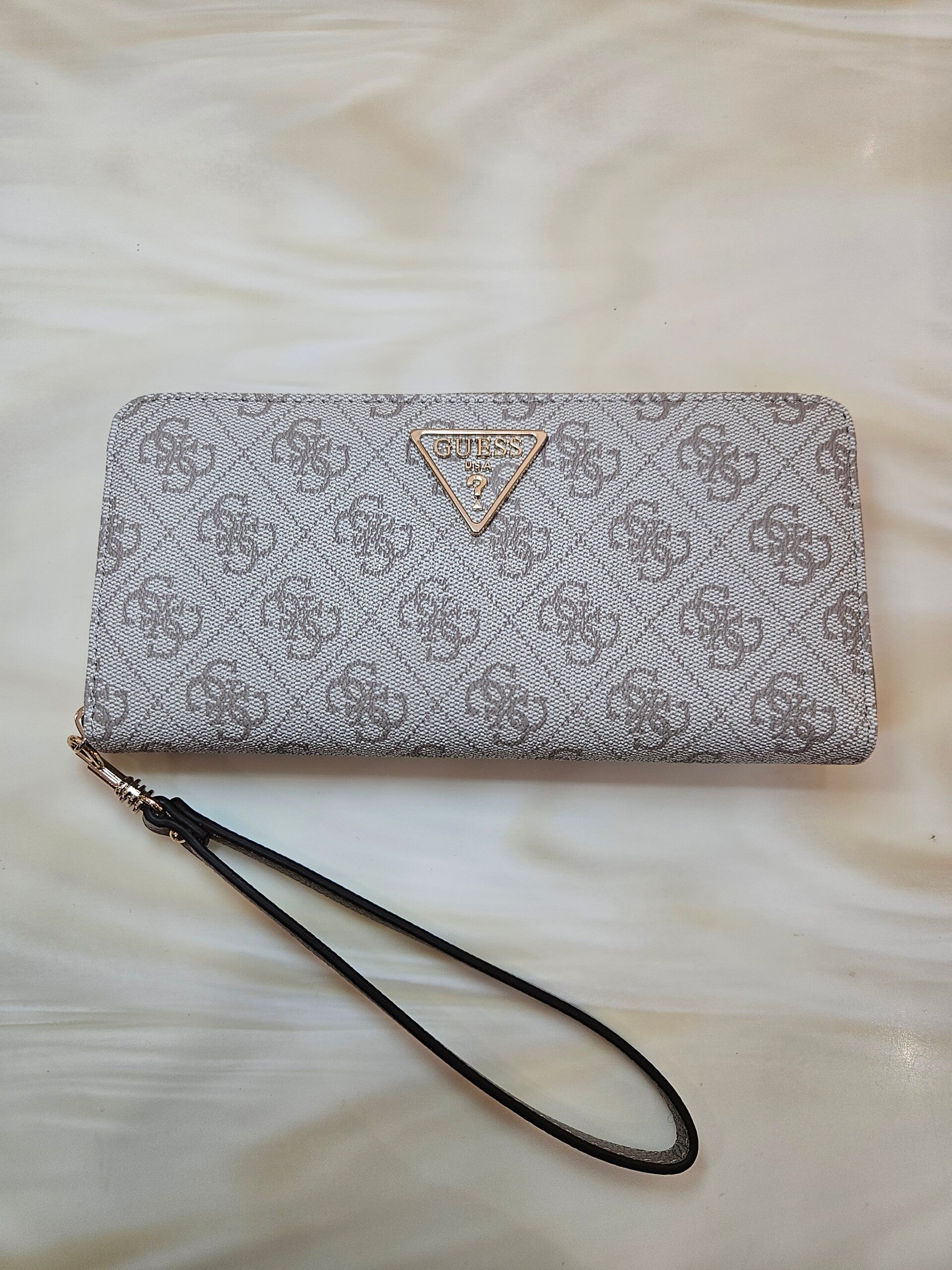 Guess Portafoglio Grande Monogram Taupe