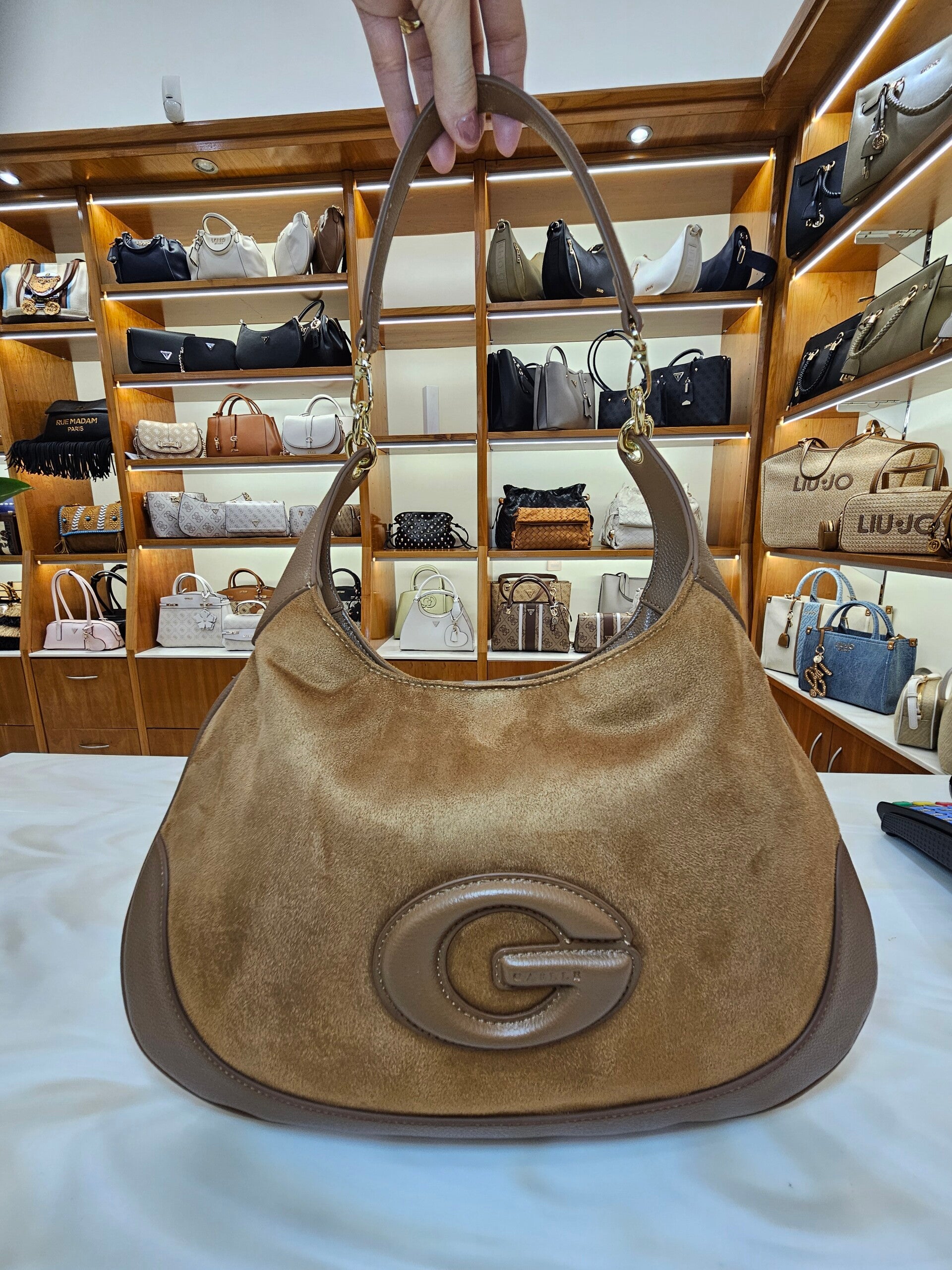 Gaelle Paris Borsa Hobo in Ecosuede