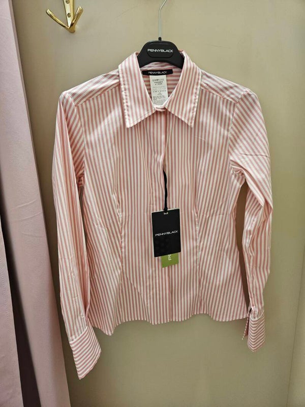Pennyblack Camicia Slim a Righe Rosa