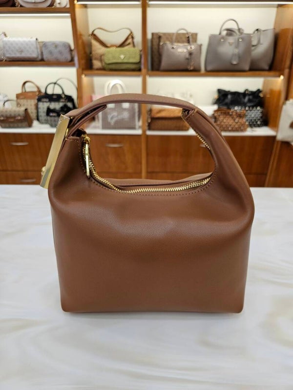Borsa Hobo Tabacco in Vera Pelle Fiorentina
