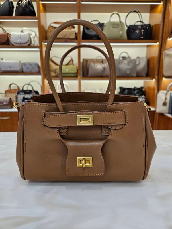 Borsa Cargo Tabacco in Vera Pelle Fiorentina