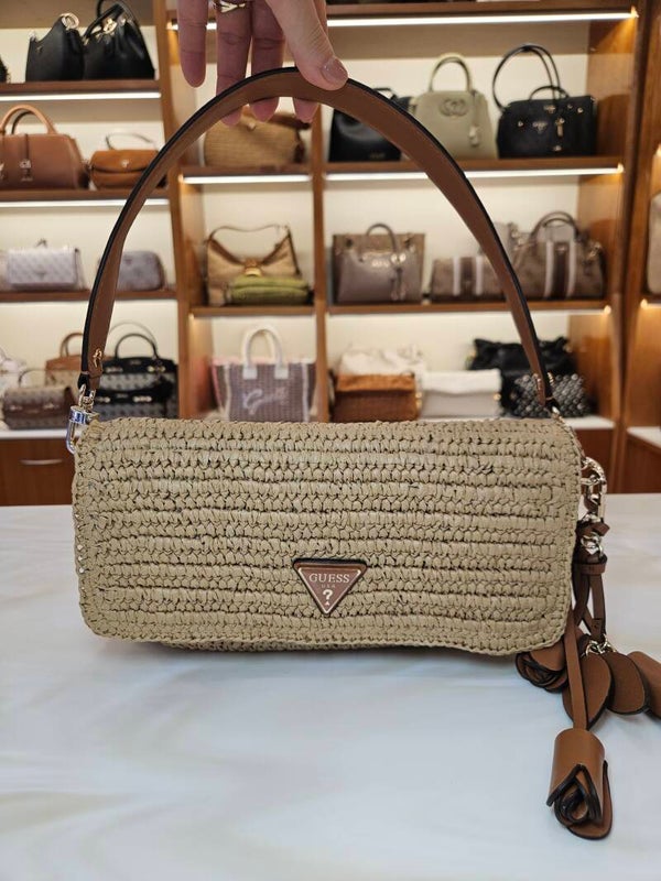 Guess Borsa a Spalla Rafia
