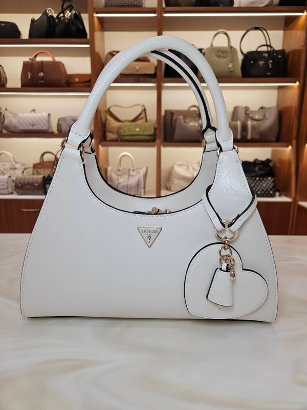 Guess Borsa Hobo Avorio con Cuore
