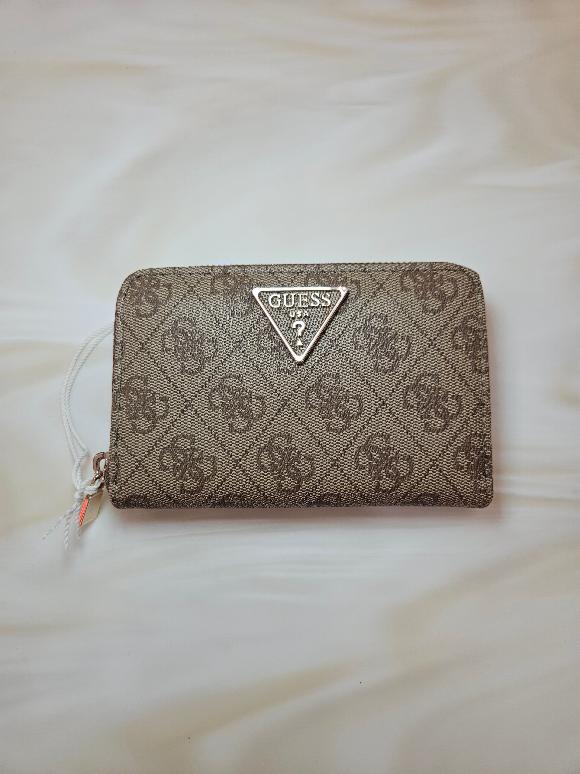 Guess Portafoglio Piccolo Monogram Latte