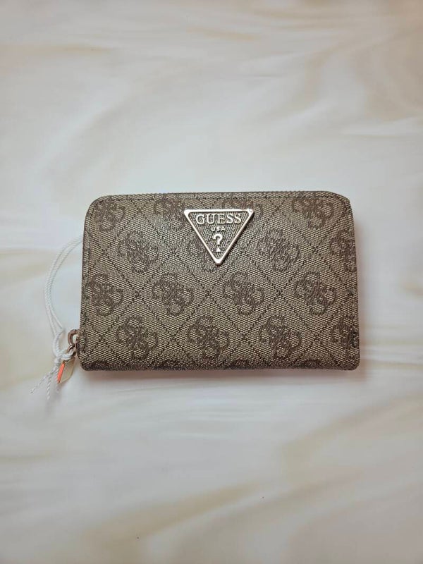 Guess Portafoglio Piccolo Monogram Latte