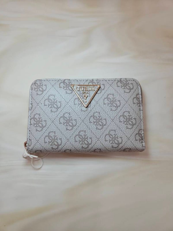 Guess Portafoglio Piccolo Monogram Taupe