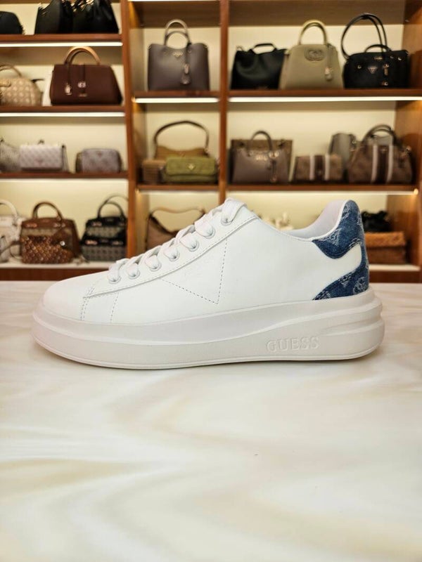 Guess Sneakers Bianche con Inserto Jeans