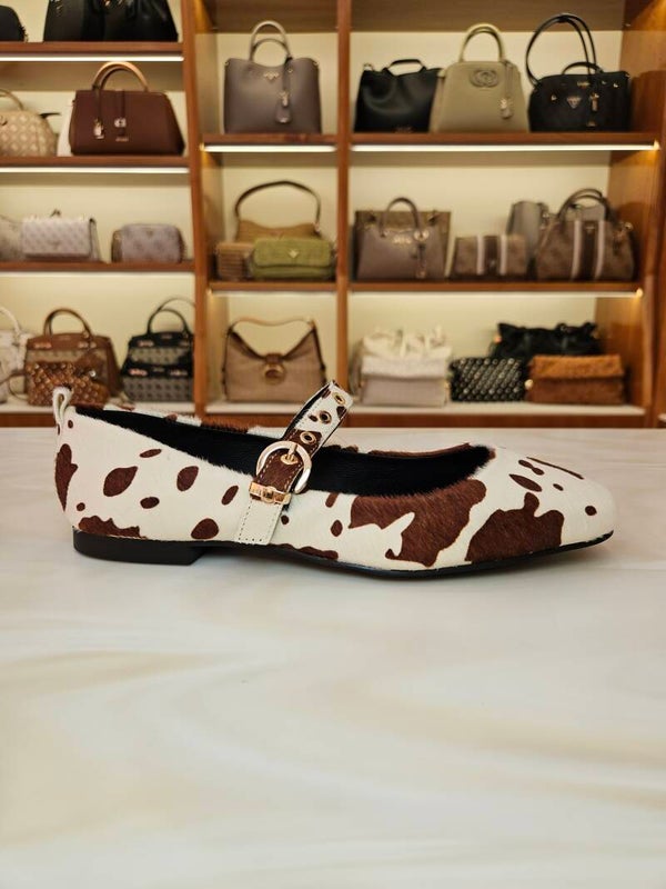 Pennyblack Ballerine in Cavallino Stampa Mucca