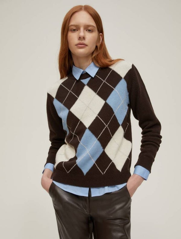 Pennyblack Maglia a Rombi Azzurri