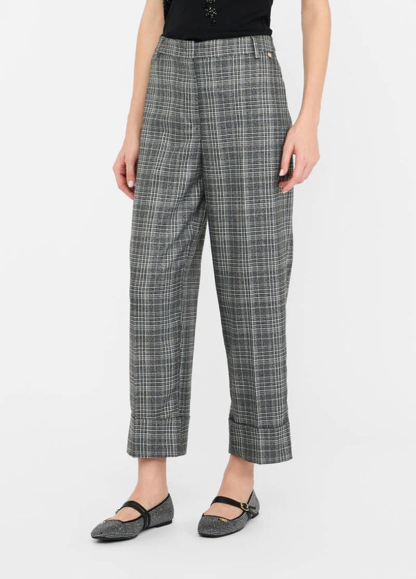 Liu Jo Pantaloni Principe di Galles