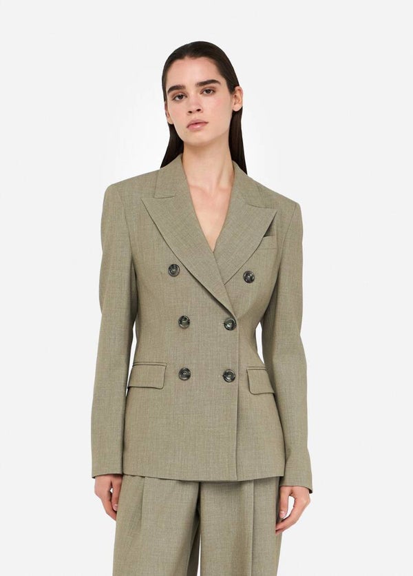 Liu Jo Blazer Doppiopetto Verde Asparago