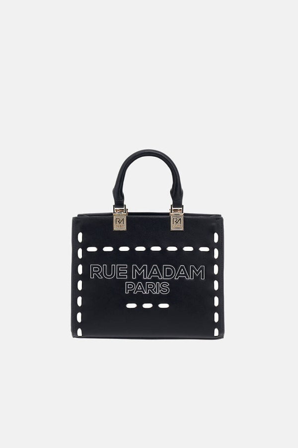 Rue Madam Mini Tote Bag Nera