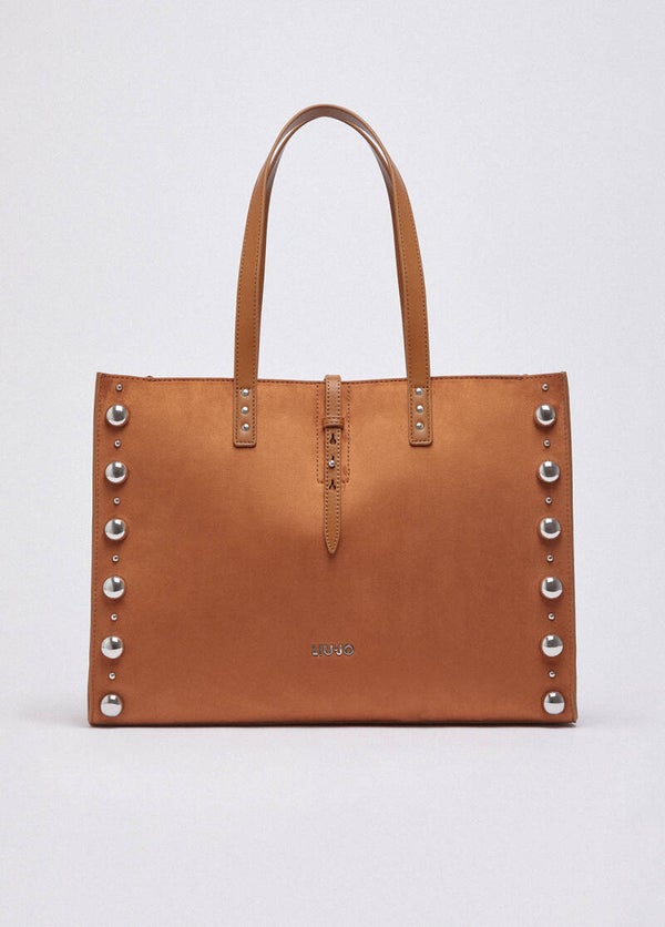 Liu Jo Shopper in Ecosuede con Borchie