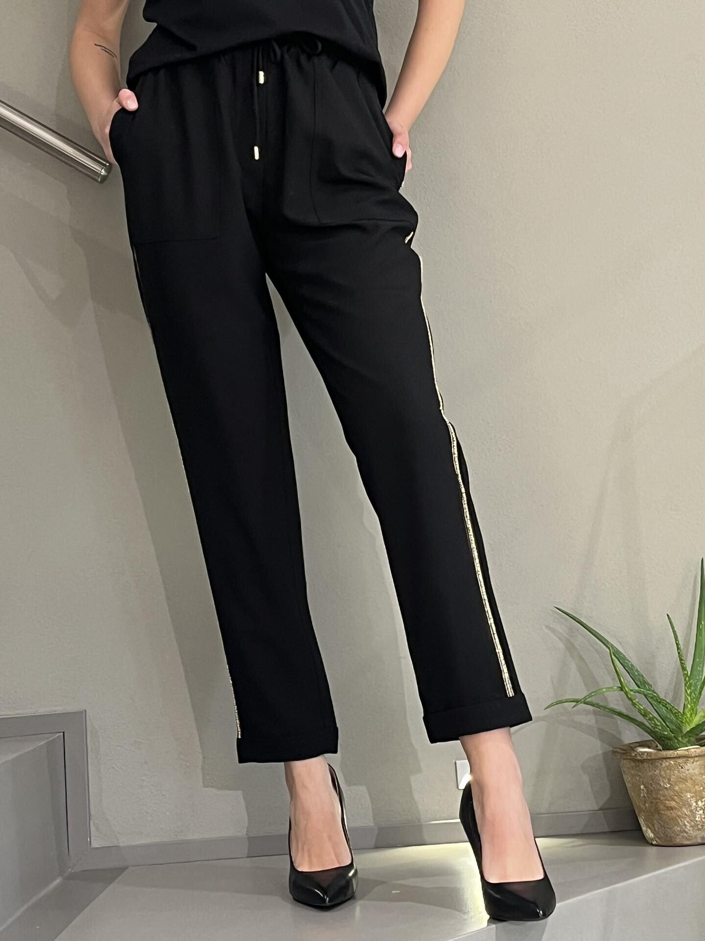 Liu Jo Pantalone Fluido Nero