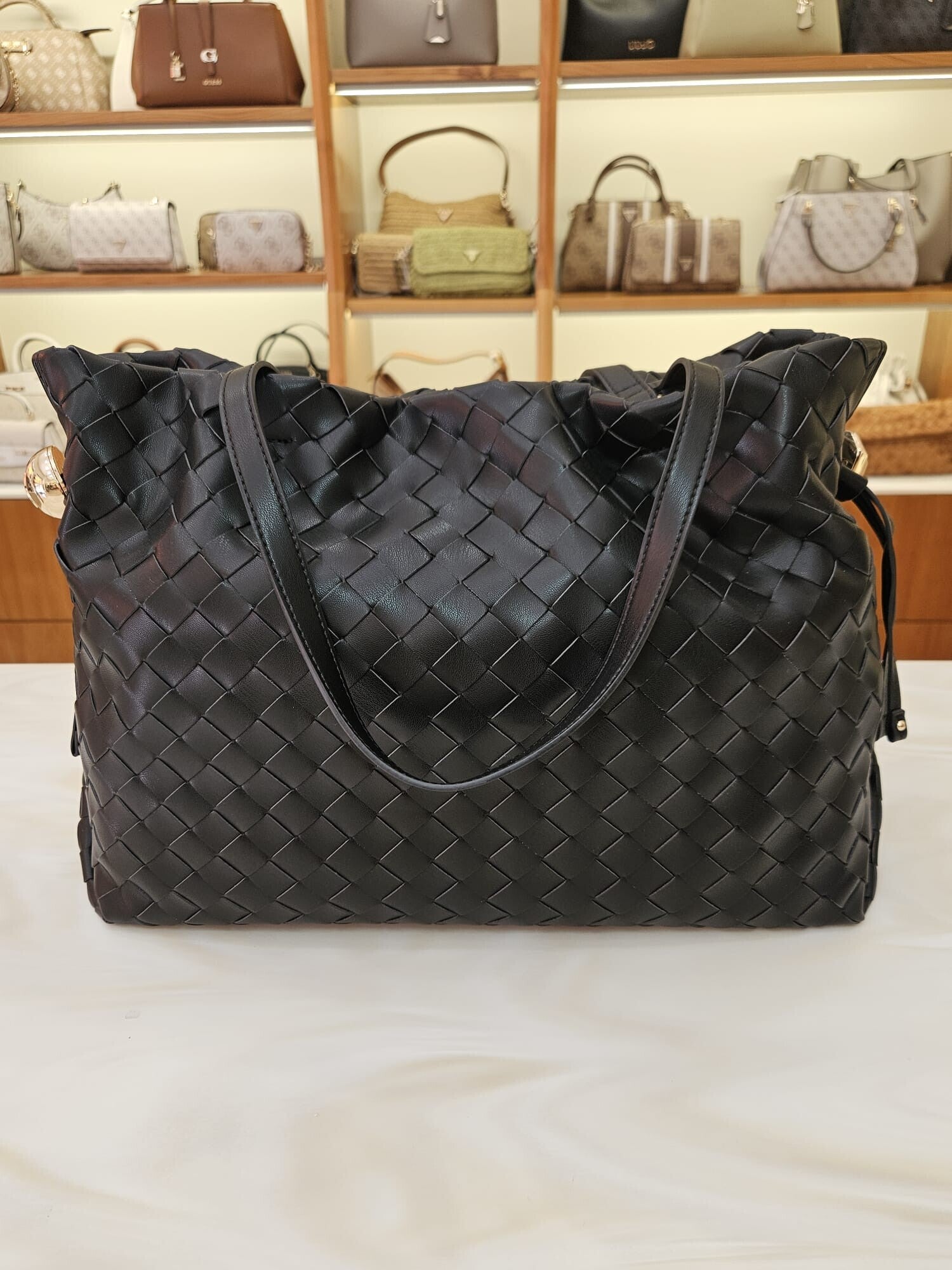 Liu Jo Tote Bag Grande Intrecciata Nera