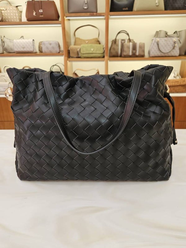 Liu Jo Tote Bag Grande Intrecciata Nera