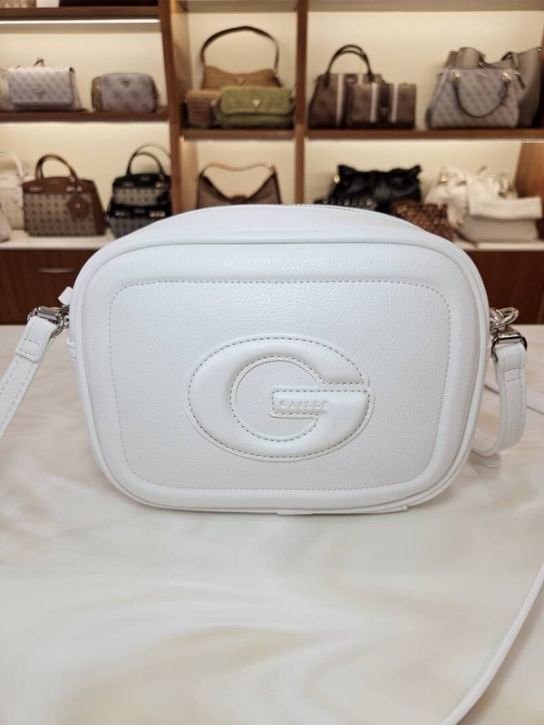 Gaelle Paris Tracolla Bianca con Logo