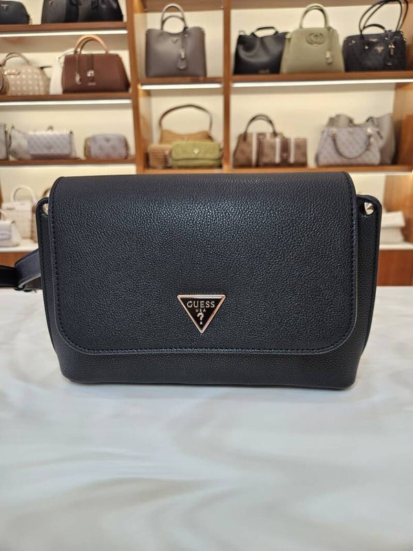 Guess Tracolla Nera con Pattina