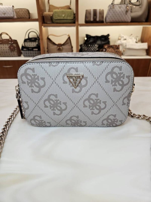 Guess Tracolla Monogram Taupe