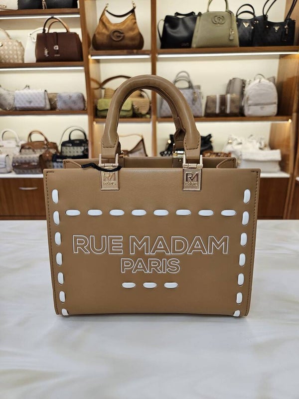 Rue Madam Mini Tote Bag Cognac